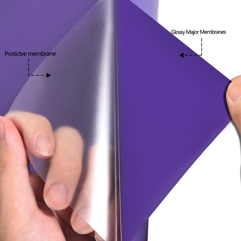 RENLITONG Purple HTV Iron on Vinyl 12Inch by 10ft Roll Heat Transfer Vinyl for T-Shirt HTV Rolls for All Cutter Machine - Easy to Cut & Weed for Heat Transfer Design - Image 3